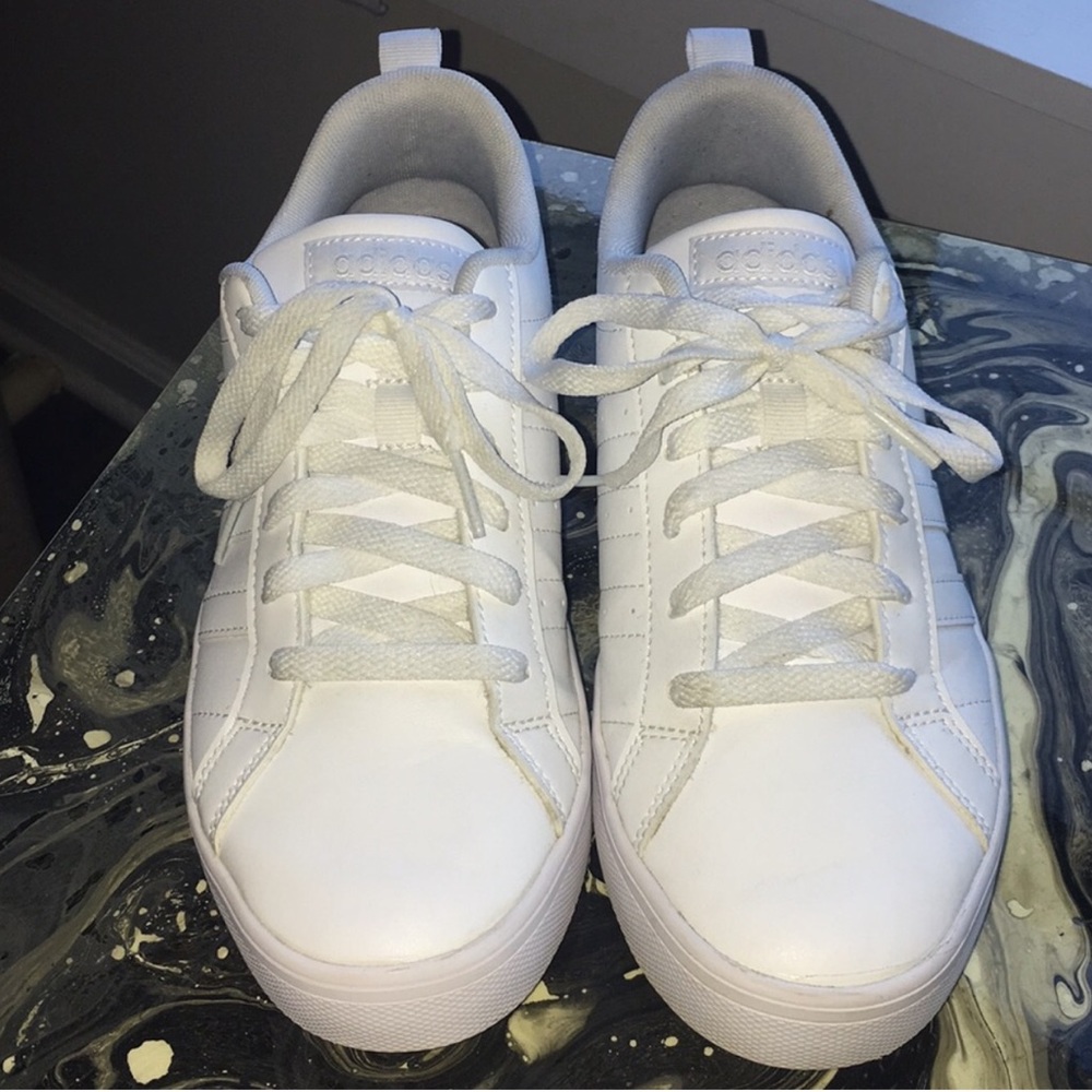 Adidas white shoes